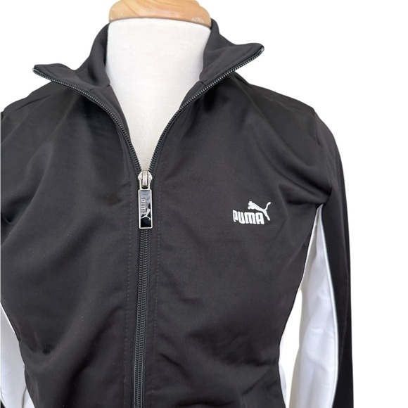 New Puma AGILE Black and White Track Jacket Size Small - Picture 2 of 10